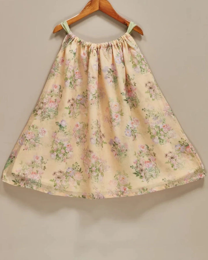 Liz Jacob Girls | Mul Cotton Floral Dress | Soleil