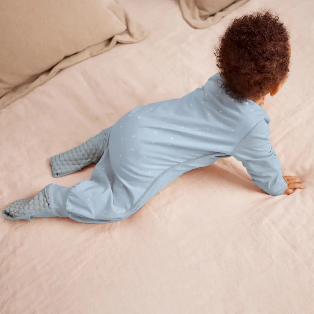 Love to Dream Sleep Suit - Powder Blue, Cotton, 1.0T