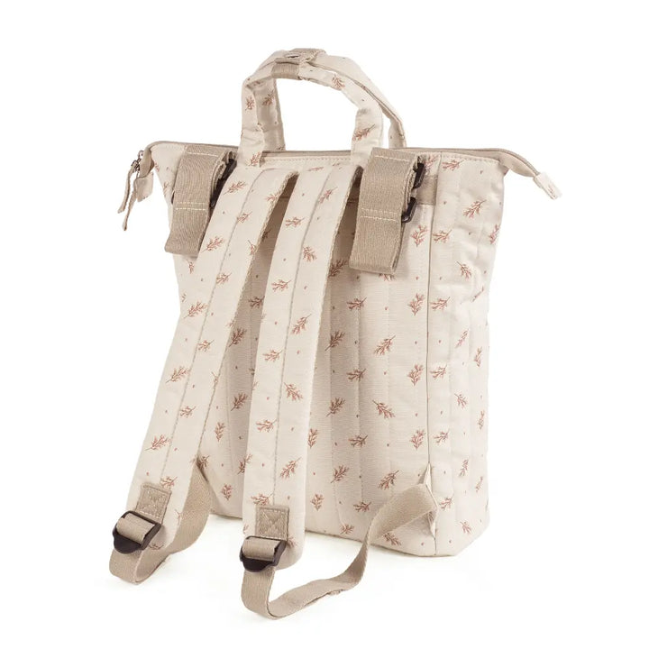 Walking Mum Diaper Backpack with Changing Pad, Large Capacity Water-Resistant with Multi-Pocket Organizer, Insulated Bottle Pocket, Shoulder &amp; Stroller Straps, Floral Print- Pink