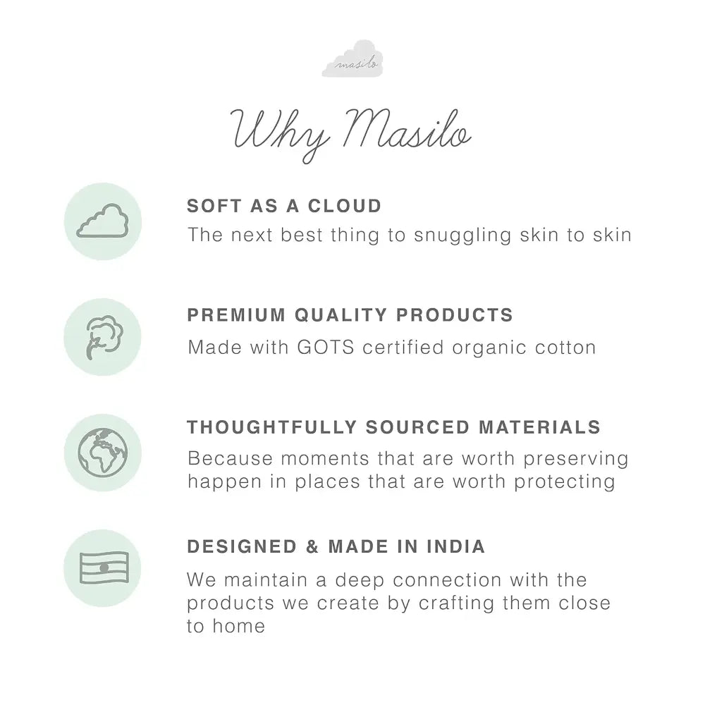 Masilo Hooded Baby Bathrobe – Organic Cotton Hooded Towel Robe, Soft Absorbent Lightweight Bathrobe for Newborns and Infants - Pink