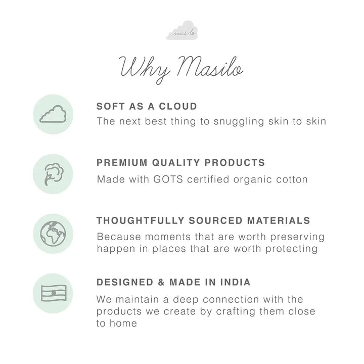 Masilo Hooded Baby Bathrobe – Organic Cotton Hooded Towel Robe, Soft Absorbent Lightweight Bathrobe for Newborns and Infants - Pink