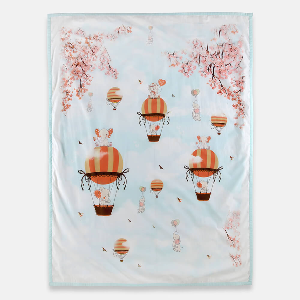The Baby Trunk Ele On The Balloon - Bedding Set