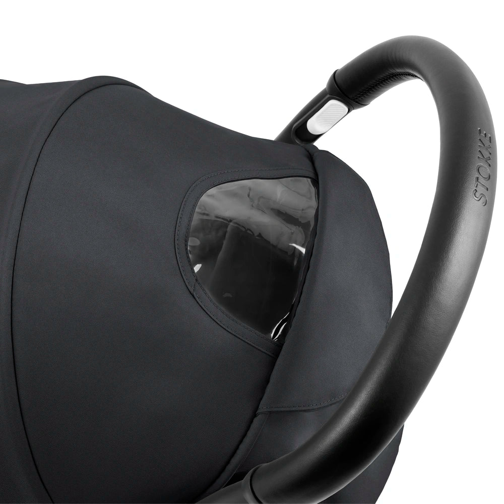 Stokke YOYO⁵  Seat Pack | 6 Months+ | Redesigned Padded Seat | Extendable Canopy | Zipped Back Pocket | Lightweight &amp; Comfortable | For Babies 6 Months to 4 Years | Requires YOYO Frame (Sold Separately) | Black
