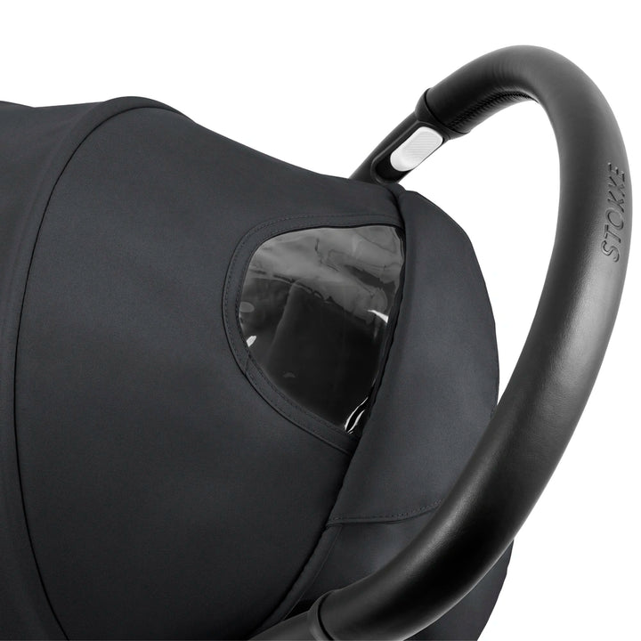 Stokke YOYO⁵  Seat Pack | 6 Months+ | Redesigned Padded Seat | Extendable Canopy | Zipped Back Pocket | Lightweight &amp; Comfortable | For Babies 6 Months to 4 Years | Requires YOYO Frame (Sold Separately) | Black