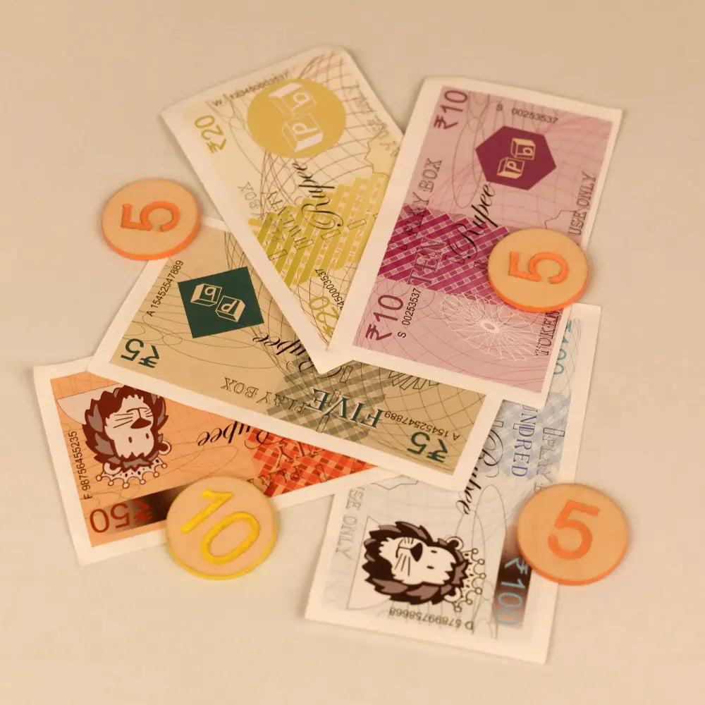 Playbox Funny Money - Cashier Wooden Toy