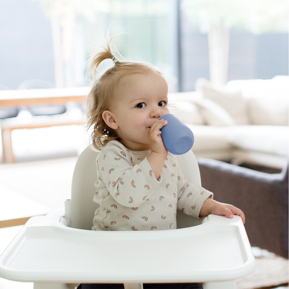 ezpz Mini Cup + Straw Training System for Toddlers