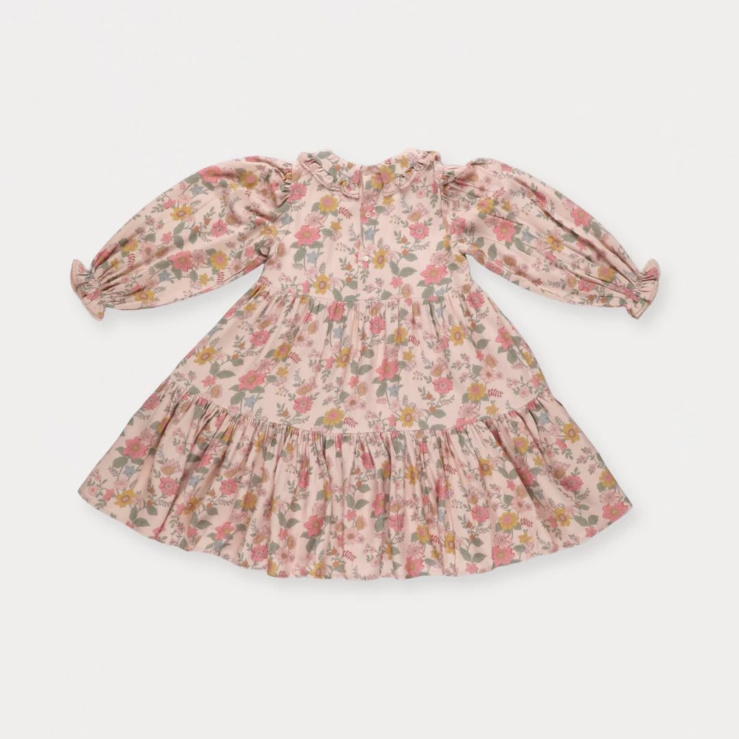 Early Sunday Marguerite Dress For Girls - Bloom