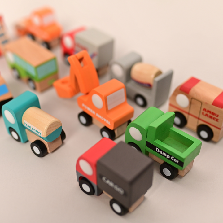 Playbox Little Wagon Toy Cars Playset
