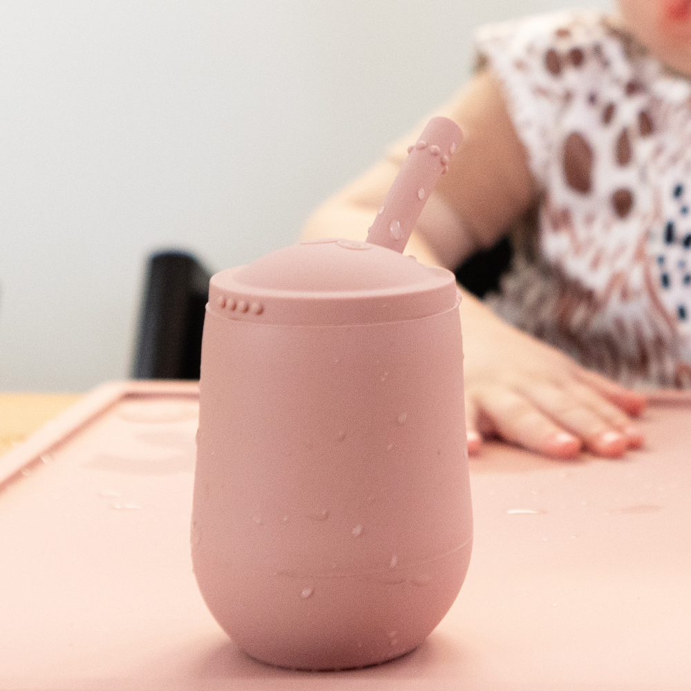 ezpz Mini Cup + Straw Training System for Toddlers