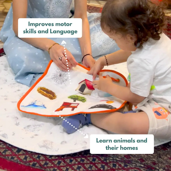 Curious Cub Montessori Box 10 | 10-Piece Cognitive Toy Set | Lock Box, Matching Games &amp; Puzzles | 21+ Months