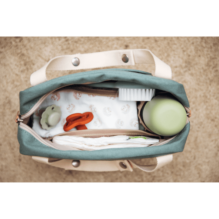 Beaba Mini Paris Diaper Bag &amp; Organizer - Sage Green