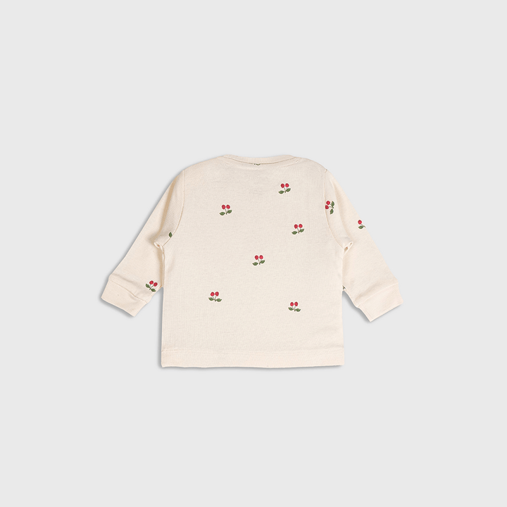 Enfants Creamy Cherry Co-Ords - Beige