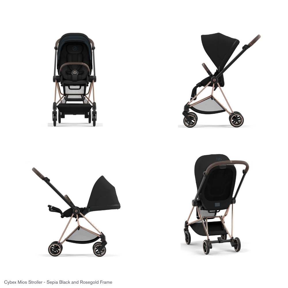 Cybex Mios Newborn-to-Toddler City Stroller (Rose Gold Frame)