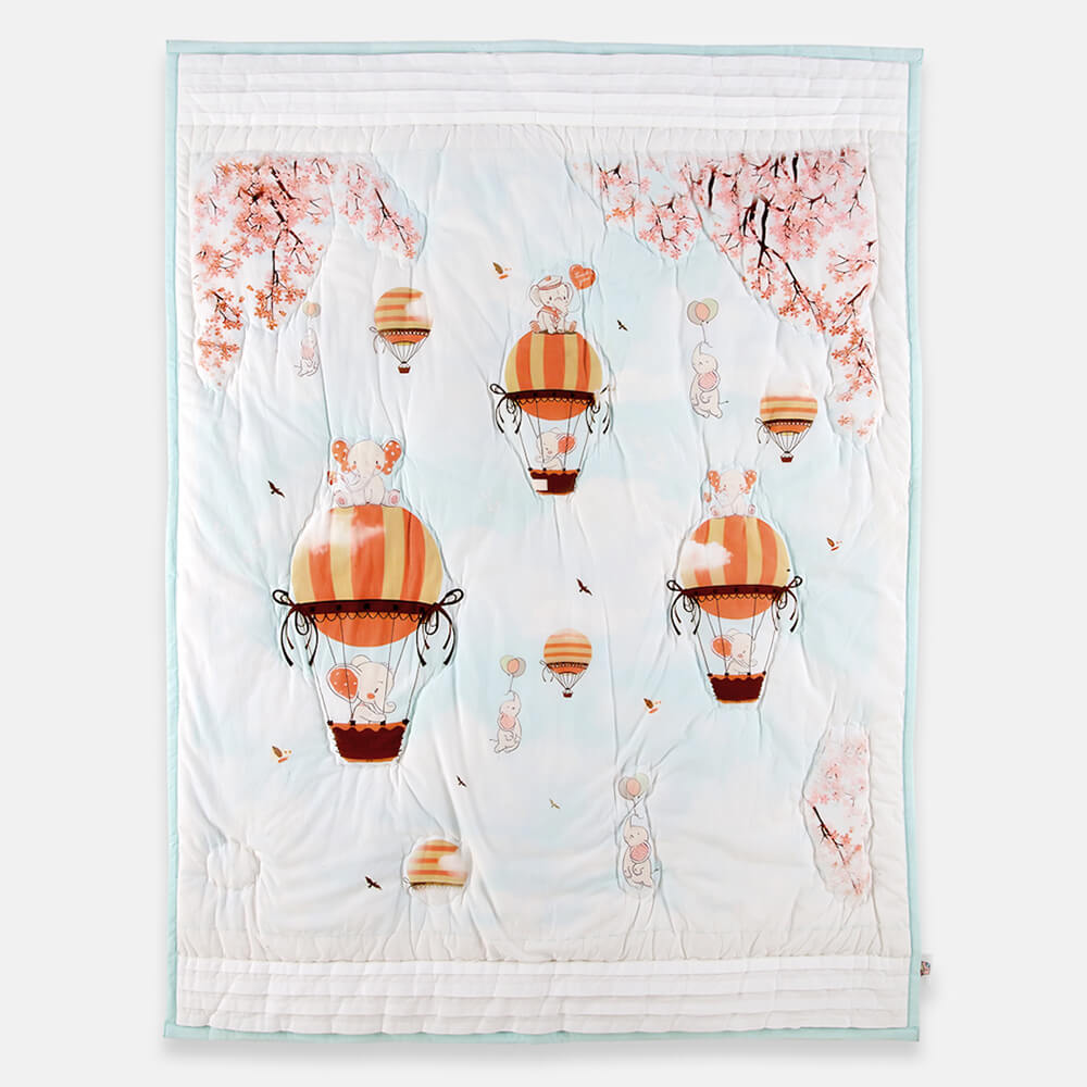 The Baby Trunk Ele On The Balloon - Bedding Set