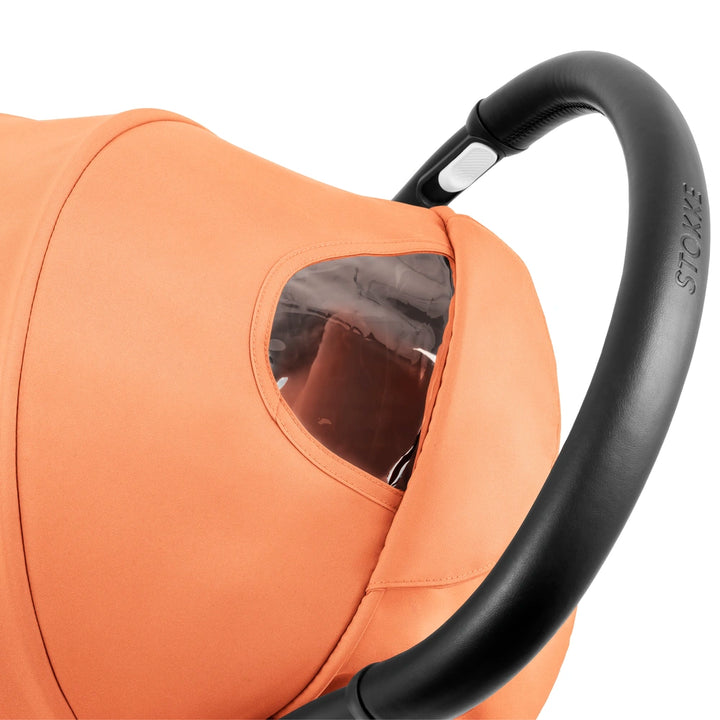 Stokke YOYO⁵  Seat Pack | 6 Months+ | Redesigned Padded Seat | Extendable Canopy | Zipped Back Pocket | Lightweight &amp; Comfortable | For Babies 6 Months to 4 Years | Requires YOYO Frame (Sold Separately) | Peach