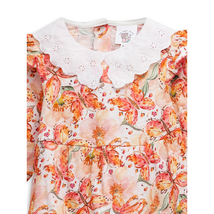 The Baby Trunk Broderie Co-ord Set - Butterfly