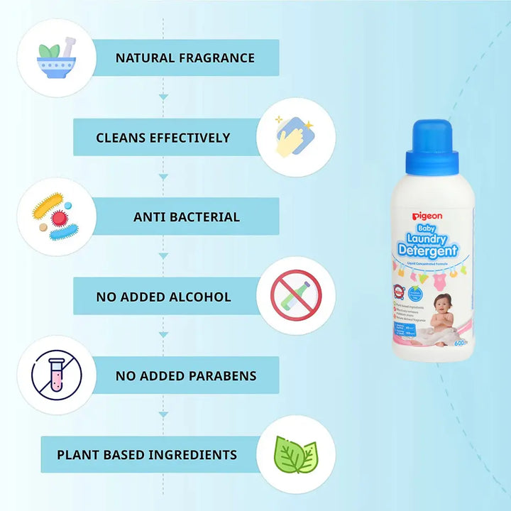 Pigeon Baby Laundry Detergent Bottle - 600ml