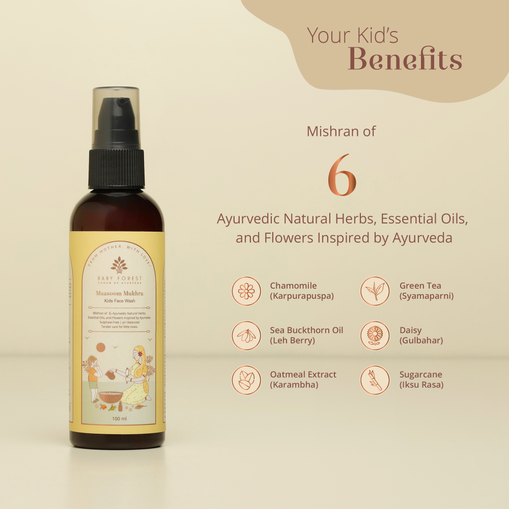 Baby Forest Maasoom Mukhra Baby Face Wash - 100ml