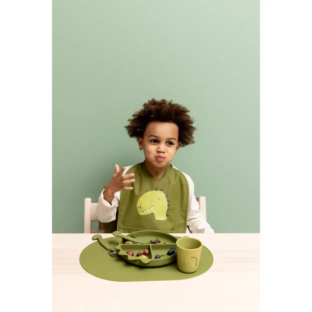 Trixie Silicone Divided Suction Plate - Mr. Dino