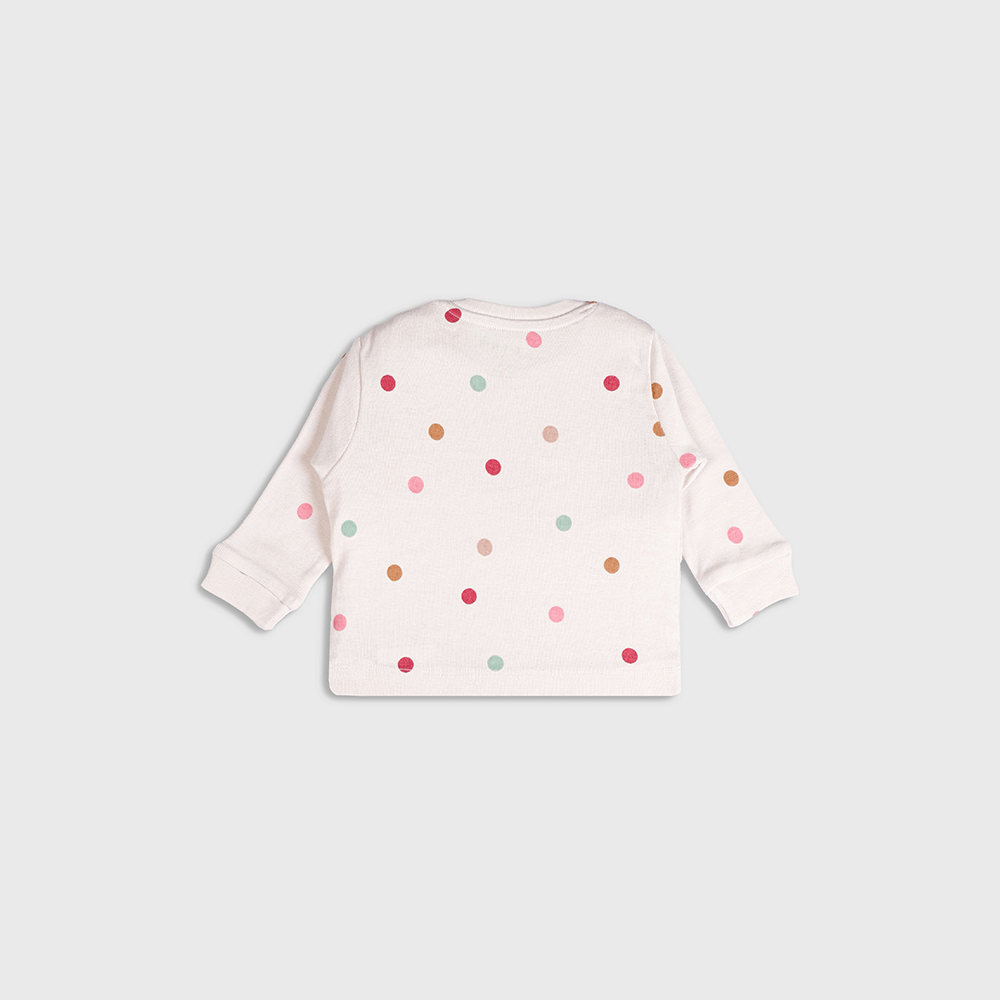 Enfants Polka Delight Co-ords- Beige