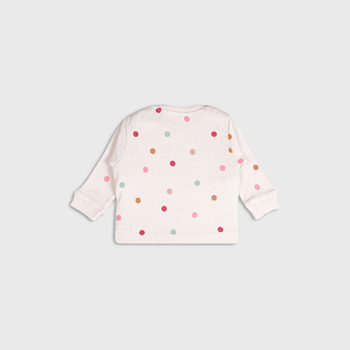 Enfants Polka Delight Co-ords- Beige