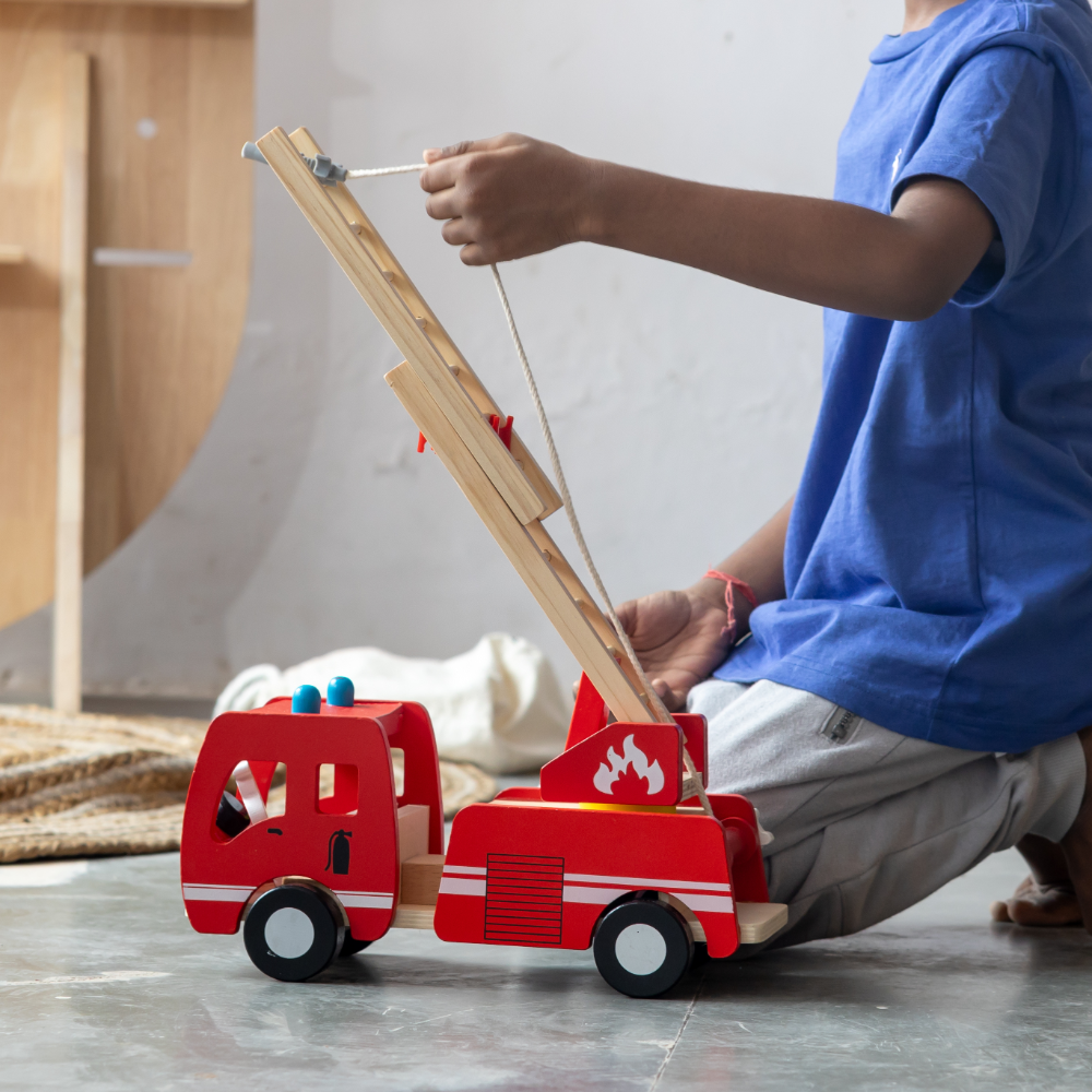 Playbox Wooden Marshall's Fire Truck