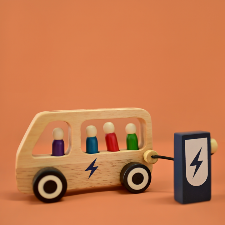 Playbox Wooden Double Decker Bus