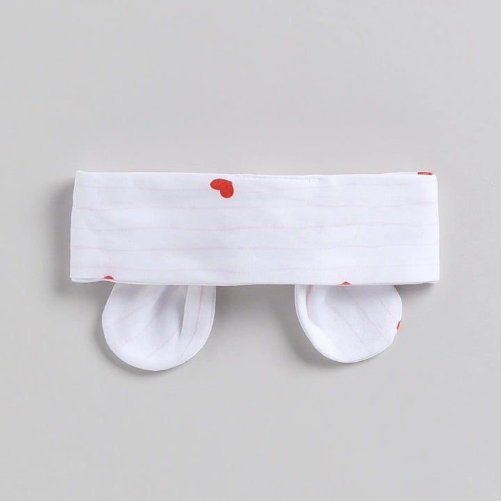 Cot &amp; Candy Baby Organic Headband - Sweetheart stripe