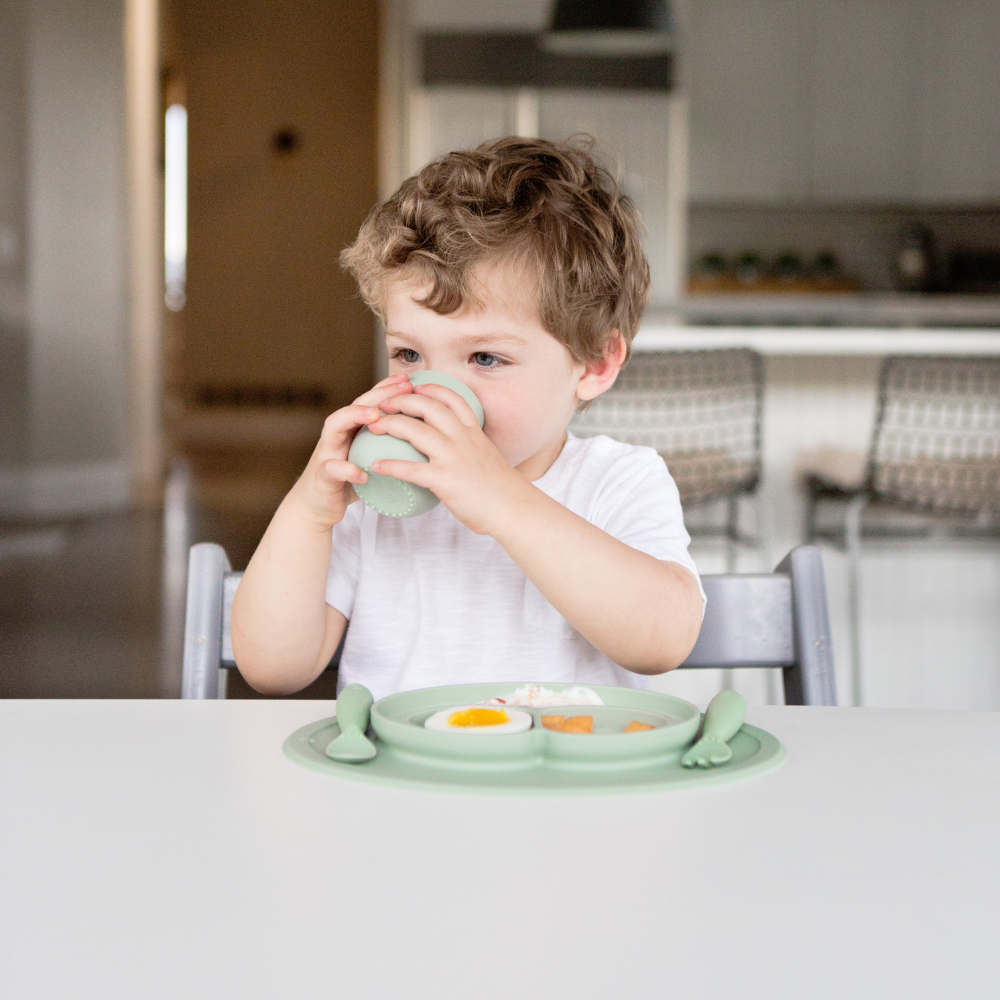 ezpz Mini Cup + Straw Training System for Toddlers