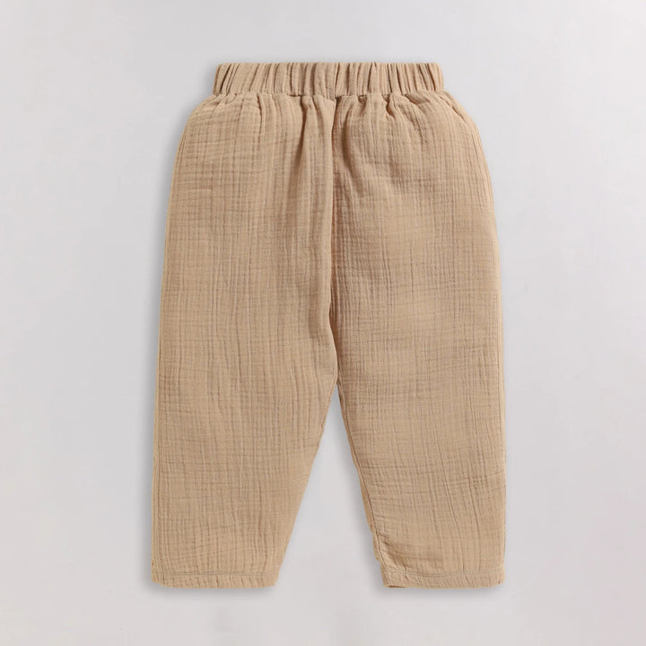 Cot &amp; Candy Baby Organic Boys Cordset - Latte