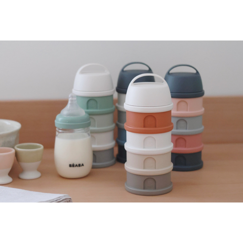 Beaba Stacked Formula Container with 4 Compartments