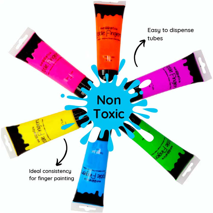 Scoobies Rainbow Finger Paints