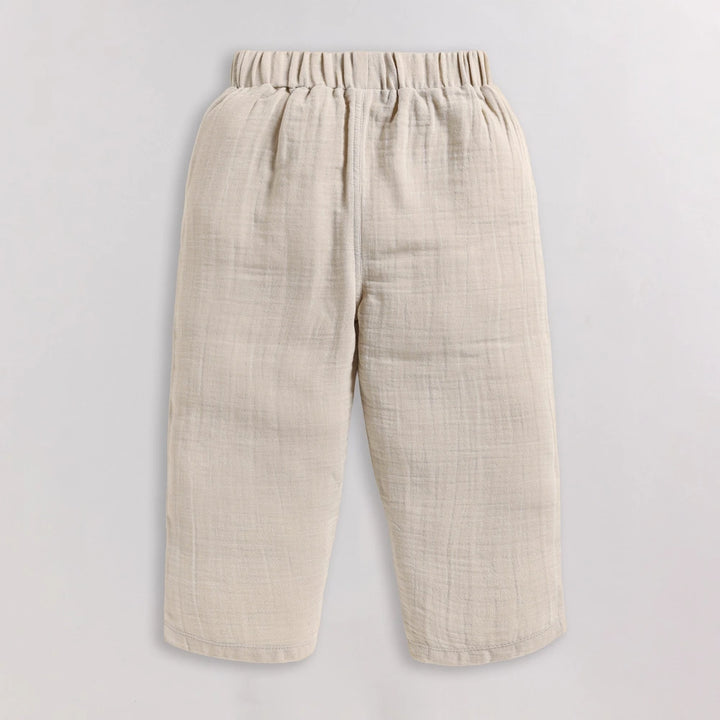 Cot &amp; Candy Baby Organic Boys Cordset - Oatmeal