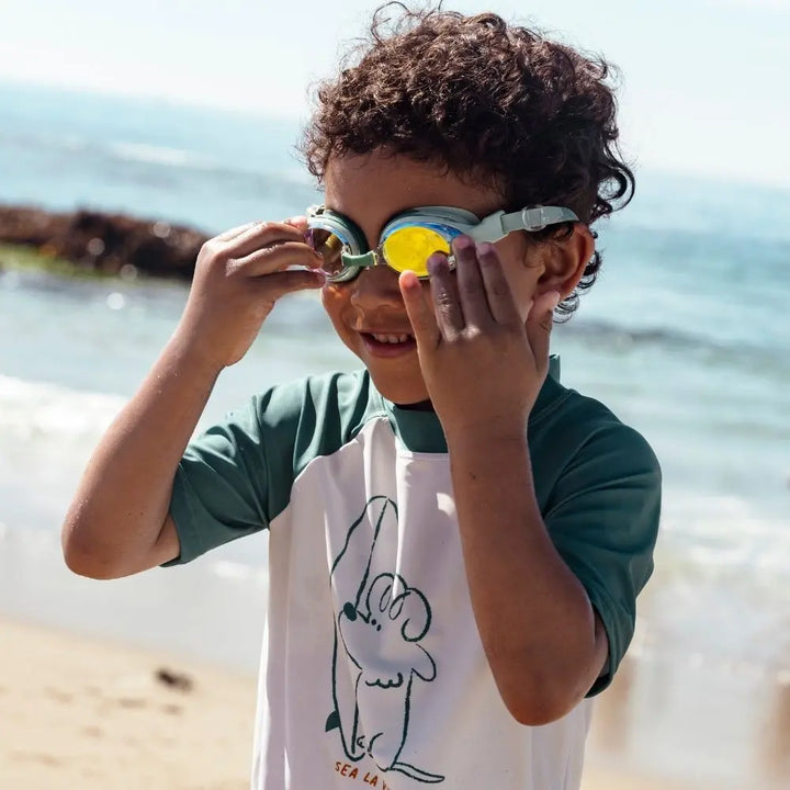 Swim Essentials Swimming Goggles, Kids Anti-Fog UV Protection Swim Goggles , Ages 5+, Green - Dog