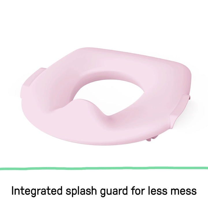Ingenuity My Size Potty Pro 2-in-1 Toddler Potty Training Toilet with Flush Sound &amp; Detachable Potty Ring, 18 - 60 months/ Upto 22.5 Kgs - Pink