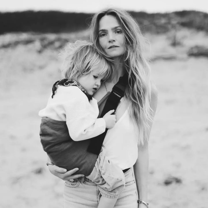Wildride Toddler Carrier | Lightweight 100% Cotton Hip Seat Baby Carrier for Toddlers 9 Months–4 Years | Ergonomic, Portable &amp; Travel-Friendly Child Carrier | Comfortable Alternative to Stroller for Everyday Use - Coffee