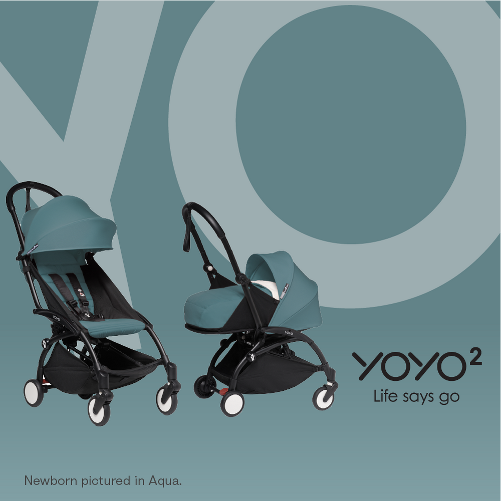 YOYO² Complete Stroller With Newborn Pack- Black Frame