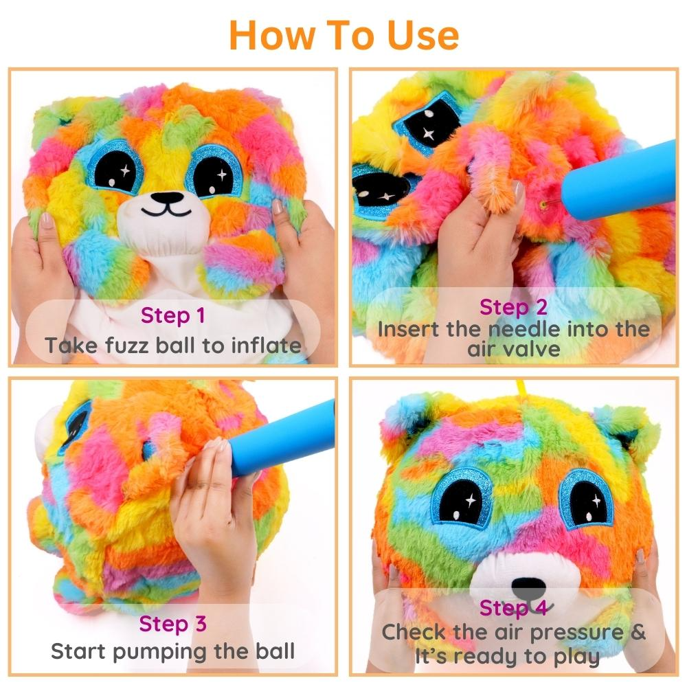 Scoobies Fluffy Fuzz Ball - A Bouncy Plush