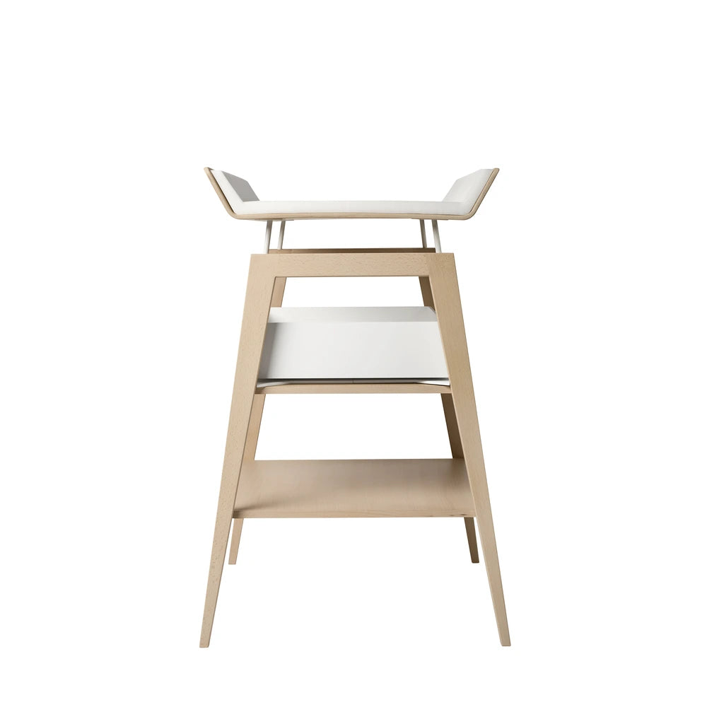 Leander Linea Changing Table for Baby, Height-Adjustable Design, Spacious Changing Surface, Optional Storage Drawer
