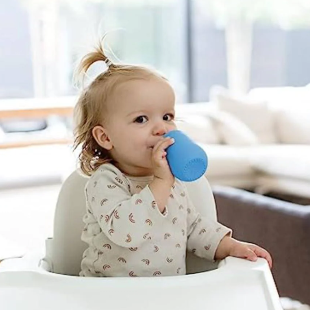 ezpz Mini Cup + Straw Training System for Toddlers