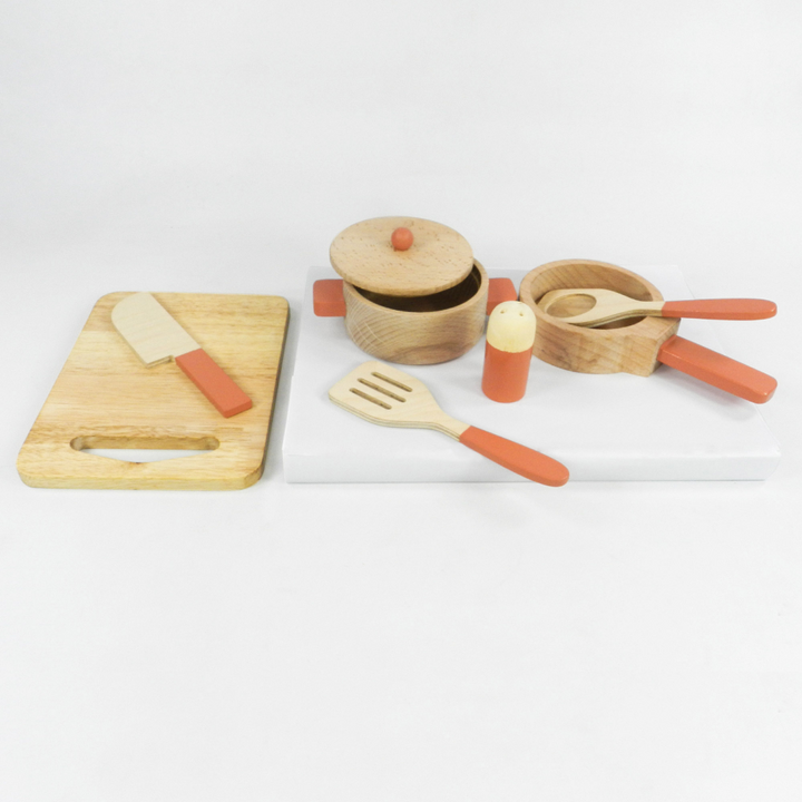 Playbox Grill &amp; Chill Wooden Cooking &amp; Kitchen Toy Set