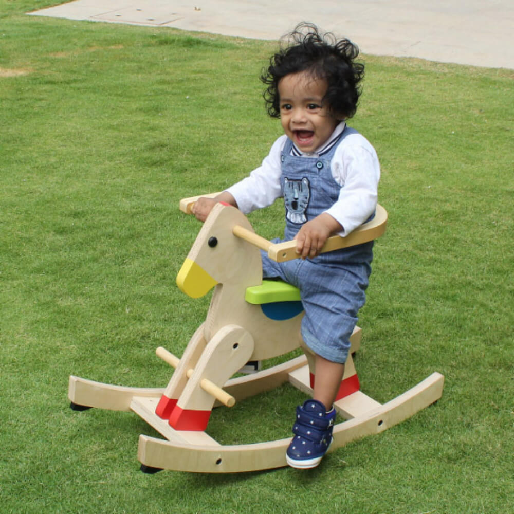 Wooden Rocking Horse Toy