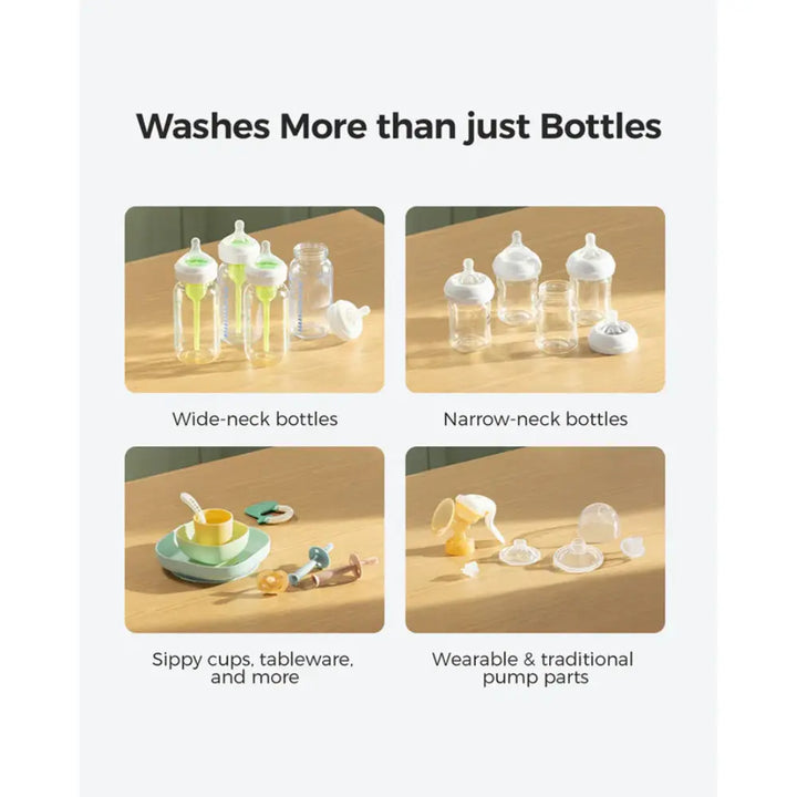 Momcozy KleanPal Pro Baby Bottle Washer and Sterilizer-Fast Steam Cleaning &amp; One-Touch Operation-9 Cleaning Mode