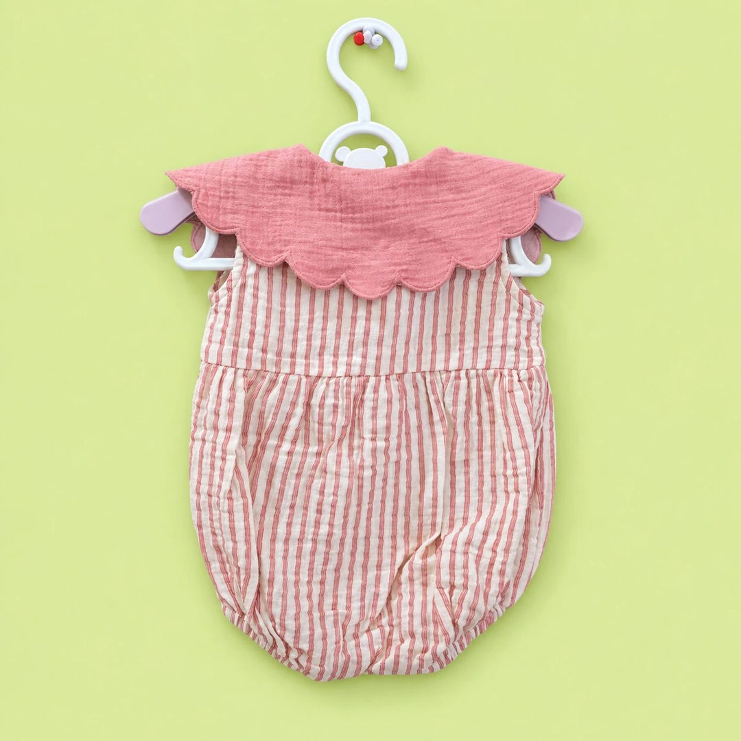 Sweetlime By AS Coral Blossom Romper &amp; Bonnet Set For Girls