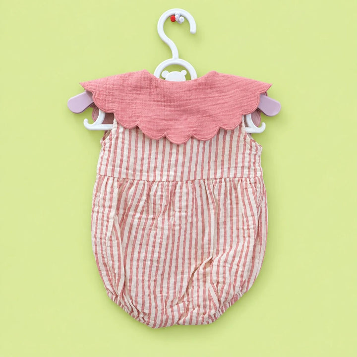 Sweetlime By AS Coral Blossom Romper &amp; Bonnet Set For Girls