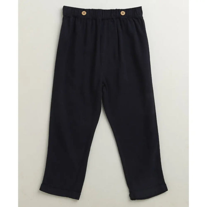 Sweetlime By As Little Gentleman Formal Co-ord Set - White &amp; Dark Navy