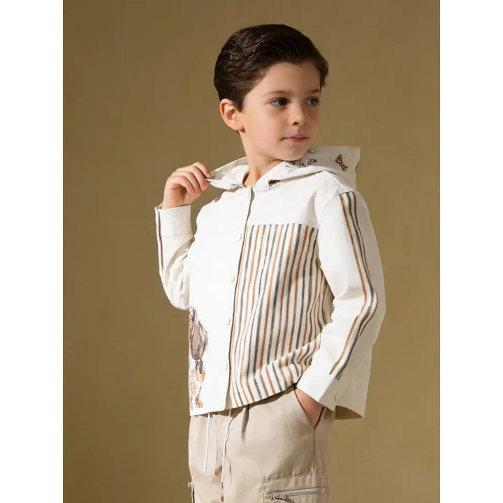 The Baby Trunk Unisex Friendly Dog Printed Shacket