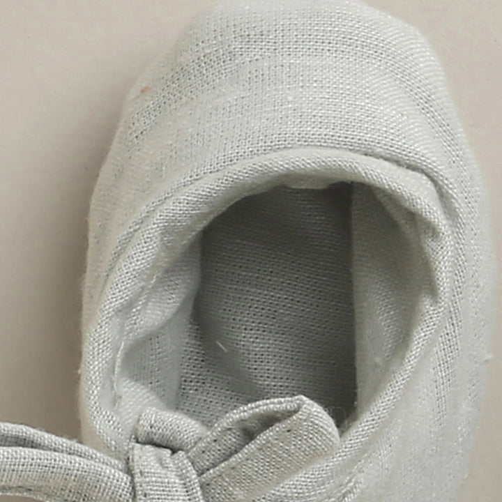 Sweetlime By As Unisex Pure Comfort Organic Cotton Baby Booties - Green