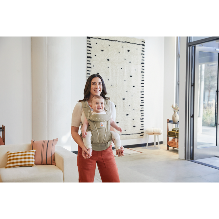 Ergobaby Omni Breeze Baby Carrier - Soft Olive Diamond