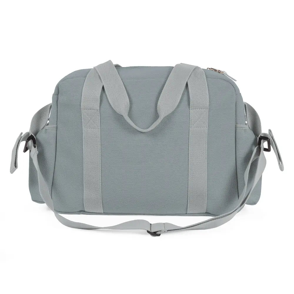 Walking Mum Diaper Bag with Changing Mat, Large Capacity Water-Resistant Bag with Multi-Pocket Organizer, Insulated Bottle Pocket, Shoulder &amp; Stroller Straps - Cloud